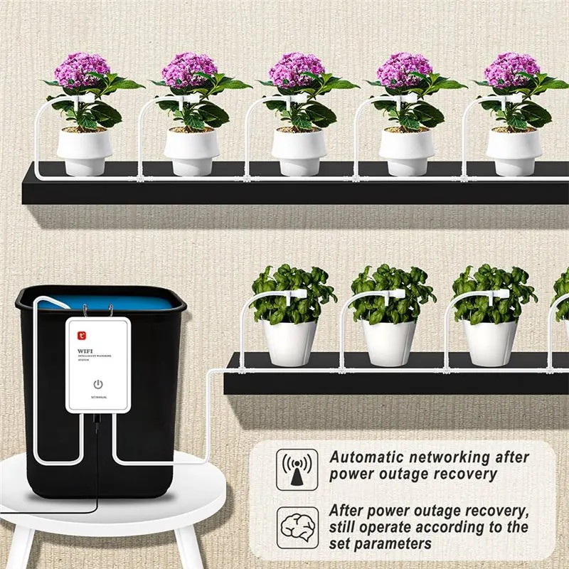 J1UL1N Wifi Garden Control Watering Device Timed Watering Artifact Drip Irrigation System