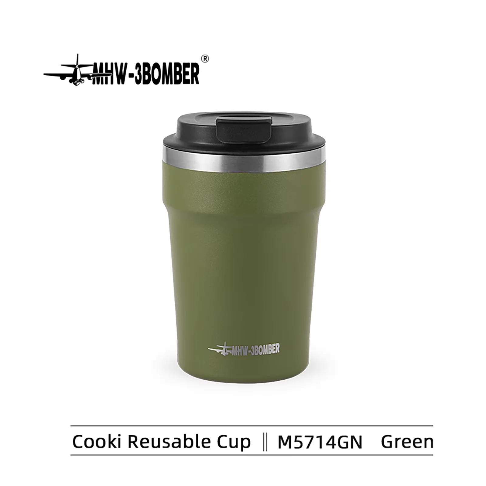 Термокружка-непроливайка travel mug из нержавеющей стали