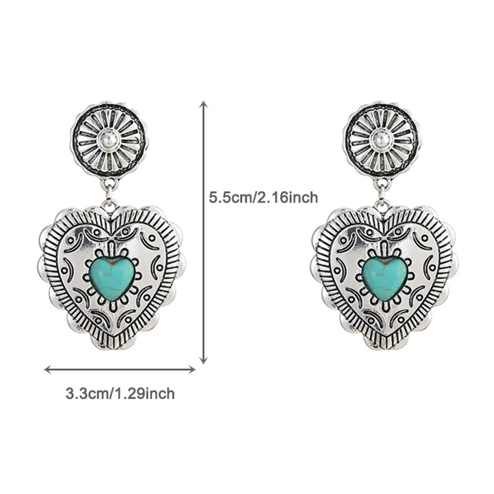 أخبار 2015 مجموعة عيد الحب الحب الخوخ شبه الكريمة الرجعية انخفاض الأقراط النساء الأزياء والمجوهرات الزينة