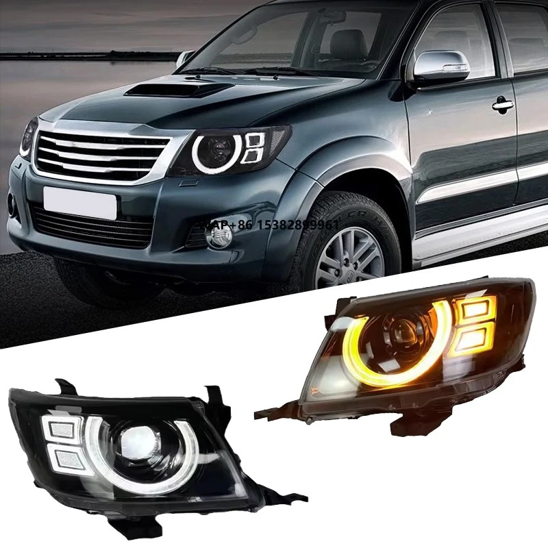 

YU GUANG for Hilux VIGO 2008-2011 Auto Parts New Condition 6000k Color Temperature LED Headlights Projector Headlamp 12V