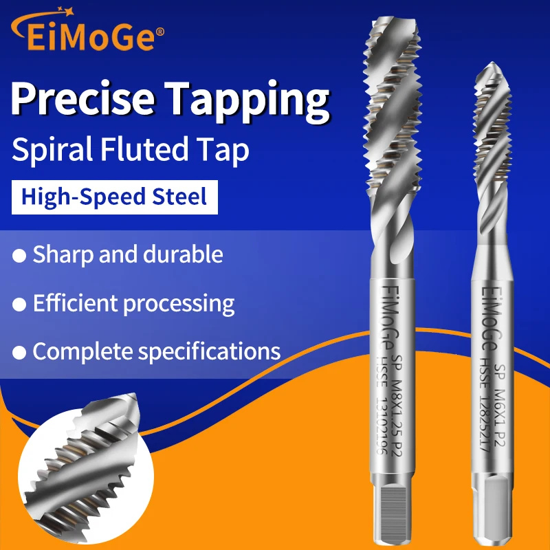 EiMoGe Store HSSE متري دوامة مخدد الصنابير M7M8M9M10M11M12M14M16M18M20M22M24 المسمار غرامة الموضوع الصنابير