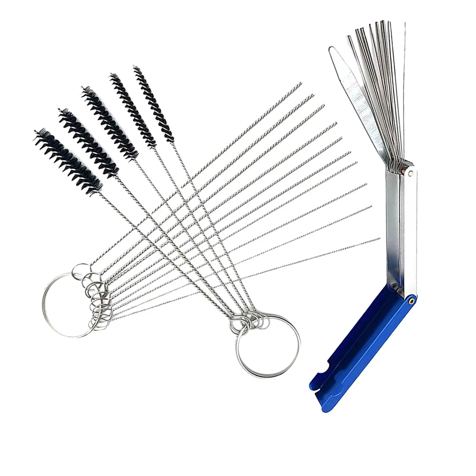 Carburetors Cleaner Tool Set for ATV Motorbike Remove Dirt Easily Brush Diameters 2mm, 3mm, 4mm, 5mm, 7 mm Practical Durable