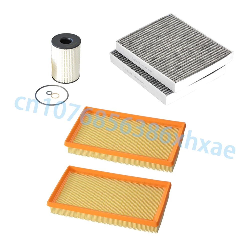 Filter For Rolls-Royce Ghost RR4 Wraith RR5 Dawn RR6 2009 2012 2014 6.6T Cabin Air/Oil/AC Filter 13717593250 64119163329 5pcs