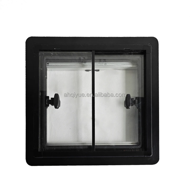 Aluminum Outer Frame Sliding Window RV Sliding Glass Window For Trailer Camper Van Motorhome