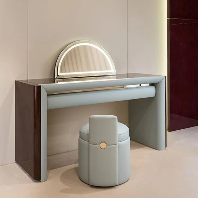 Small Leather Footstool  Pad Foot Stool Wheel Synthetic Leather Modern Bedroom Seat Footstool