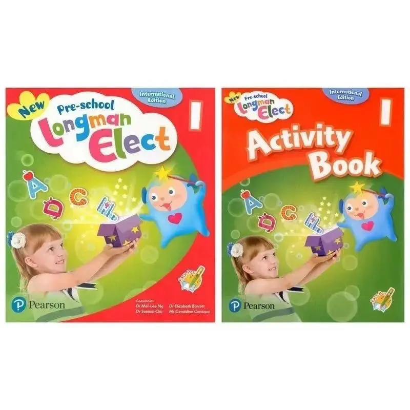 Longman Early English Learning Materials - New Preschool Longman Elect Student Book + Workbook 1A