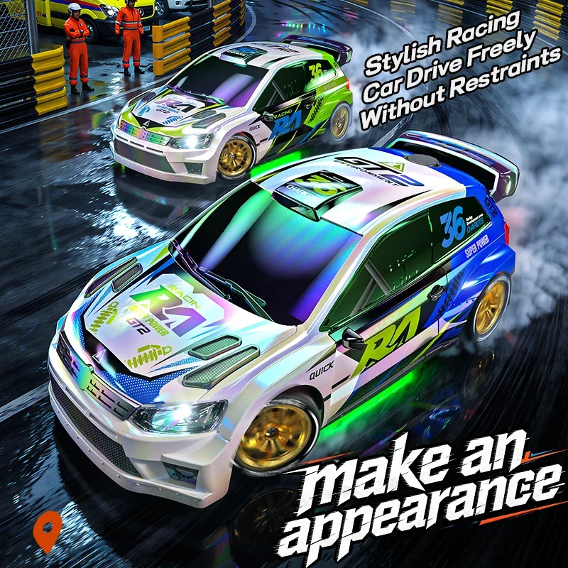JJRC C8845 2.4GHz Proportional 4WD RC Rally Car Realistic Water Mist Effect Hobby Toy Vehicle for Adult RC Hobbyists
