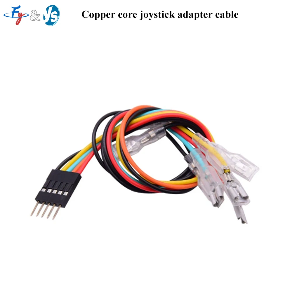 Copper core joystick adapter cable 5Pin to 8Pin cable for arcade joystick button connection specification conversion