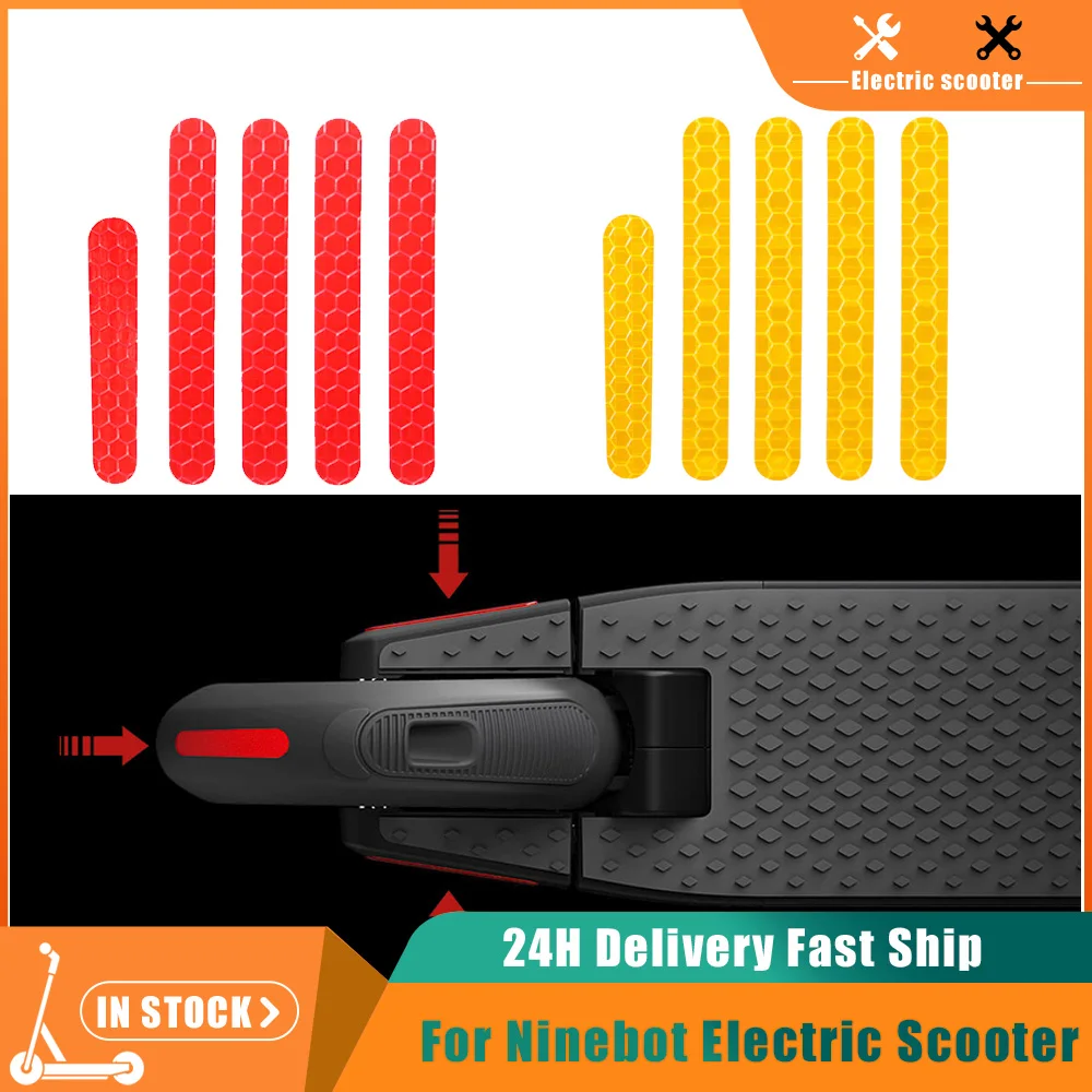 For Ninebot ES1 ES2 ES3 ES4 Reflective Sticker Electric Scooter Body Protective Shell Safety Stickers Night Warning Strip