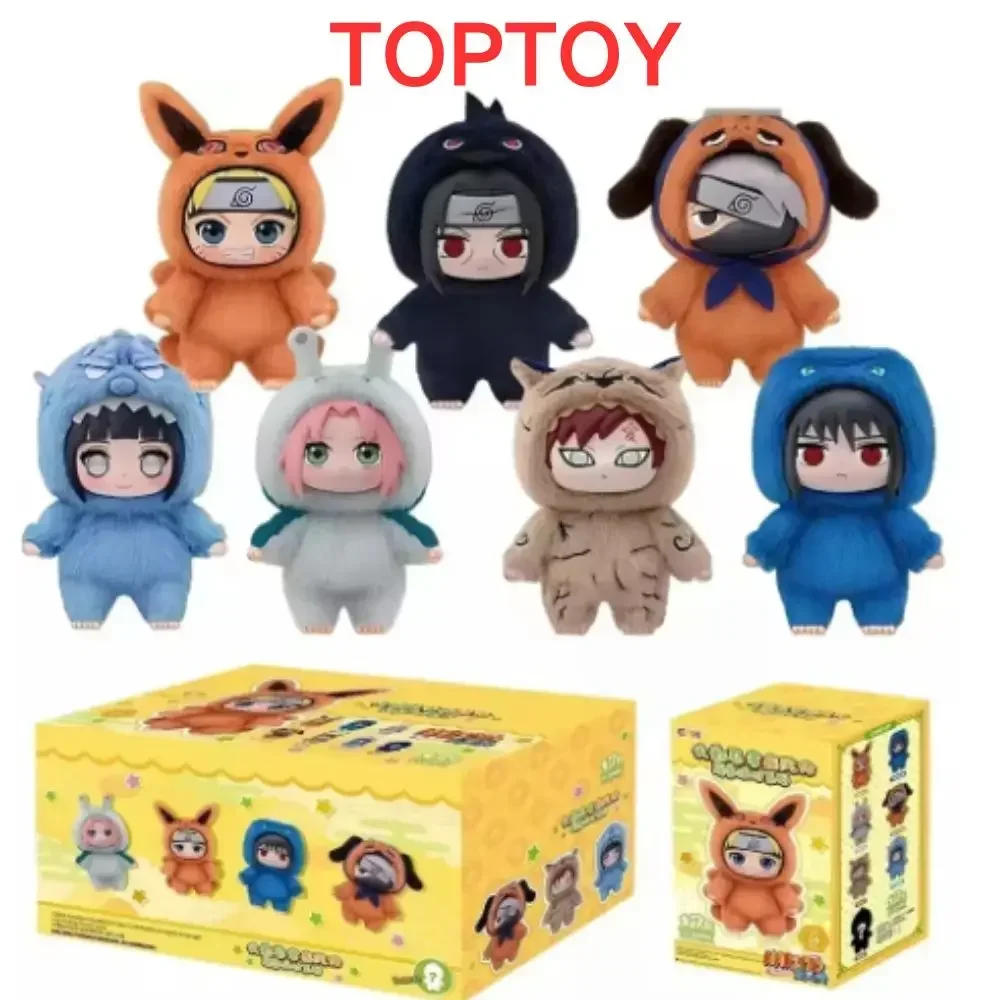 Shippuden besta festa série bonito boneca de pelúcia brinquedo dos desenhos animados mochila pingente anime caixa de presente periférico naruto caixa cega presente