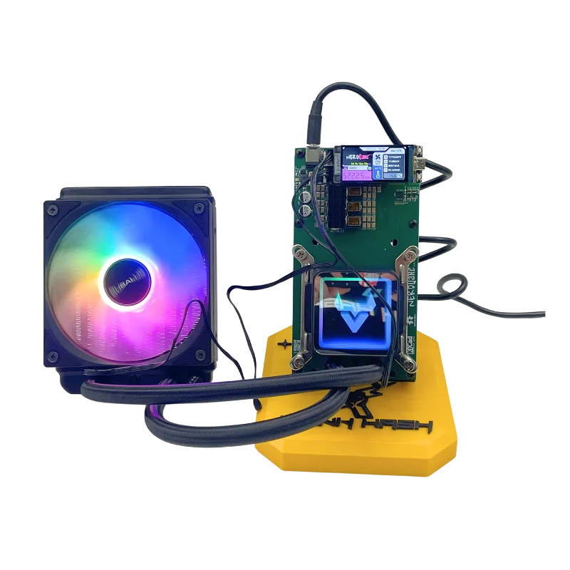 100% original NerdQaxe++ Hydro Bitcoin Miner 4.8TH/s Bitaxe NerdQAxe++ Bitaxe NerdQAxe++