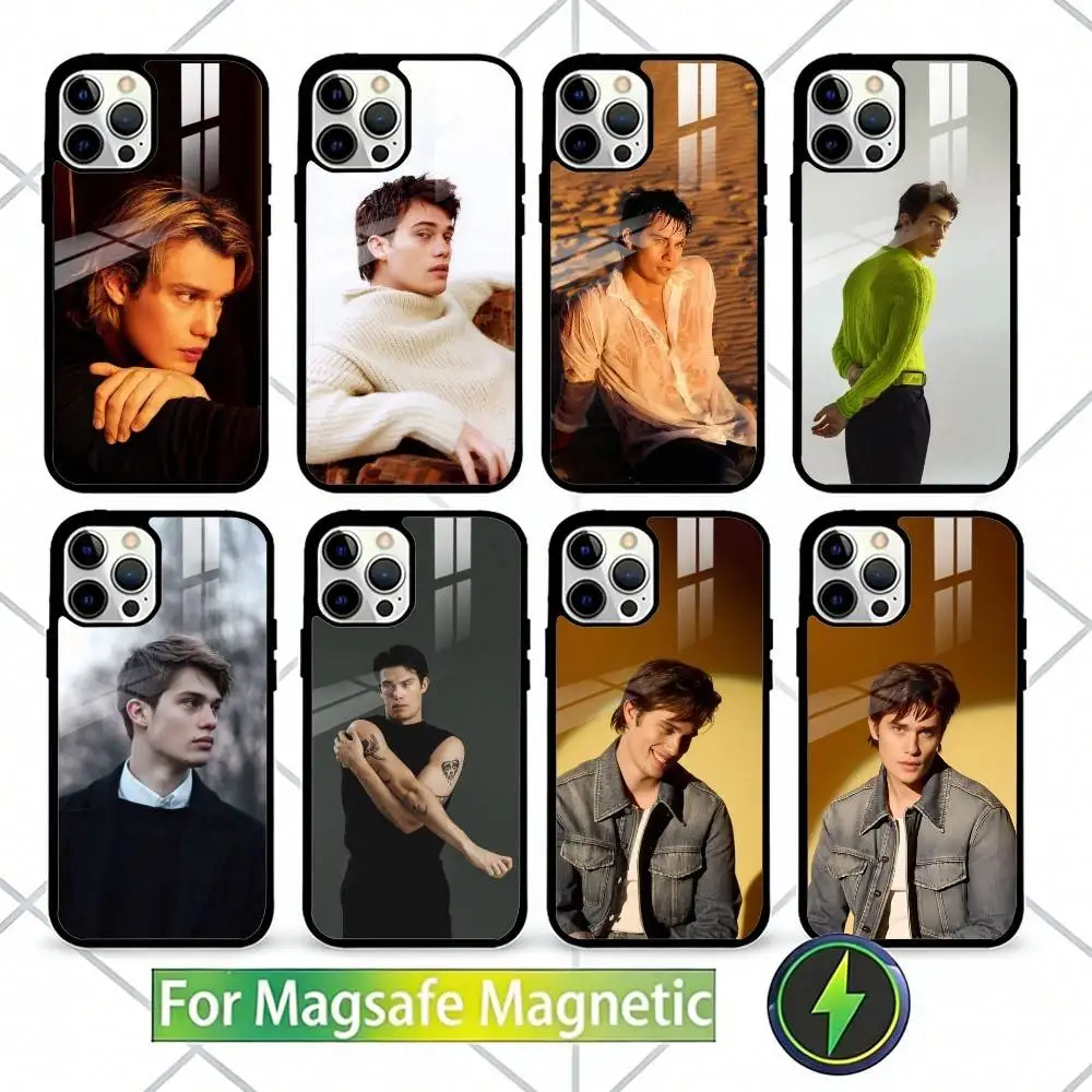 

N-Nicholas G-Galitzine Phone Case For iPhone17,16,15,14,13 Plus,Pro Max Magnetic For Magsafe Wireless Charging