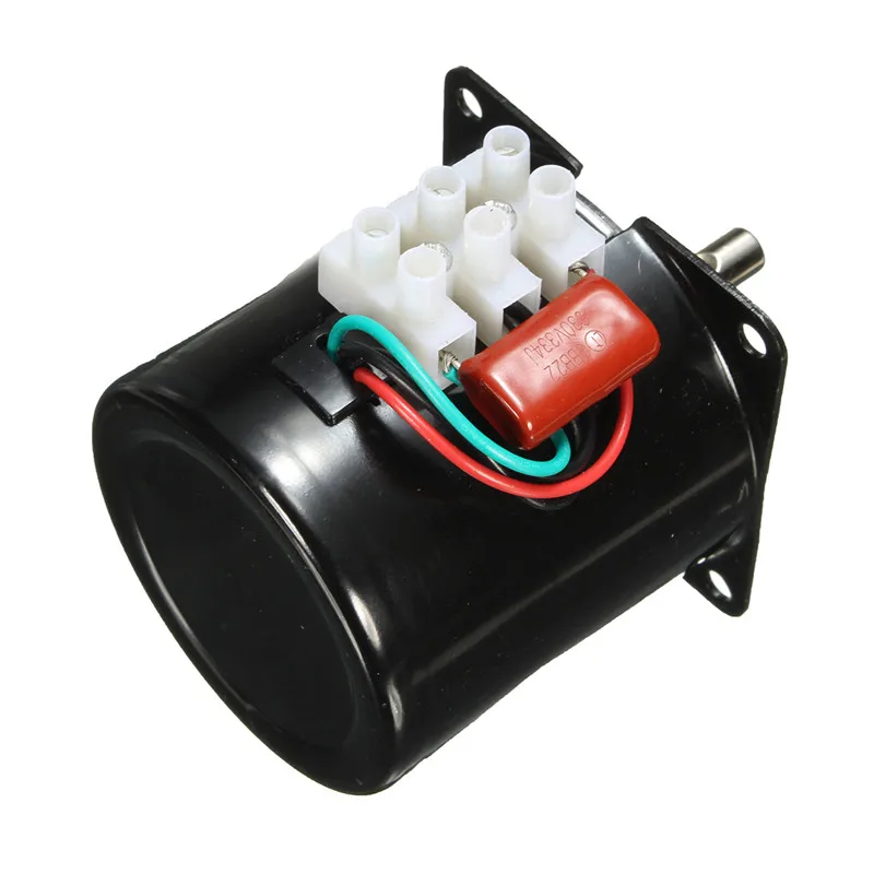 60KTYZ 220V 14W Permanent Magnet Synchronous Gear Motor Positive and Negative micro Low speed multi-speed large torque motor