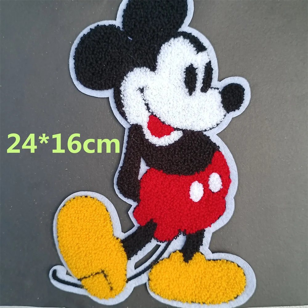 Hot Sale DIY Cartoon Mickey Mouse Clothes Patch Animal Patch Minnie Donald Duck Embroidery Patch Iron Patch Clothing Sticker