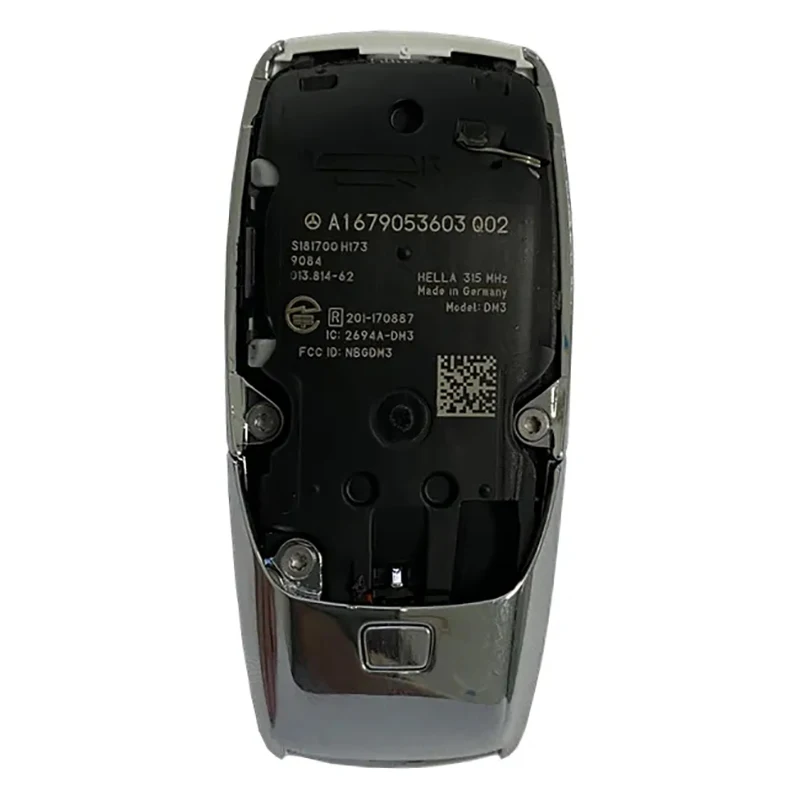 CN 002058   Oryginalny 3-przyciskowy inteligentny klucz do Mercedes E-class Remote Fob FCC ID NBGDM3 315Mhz 2694A-DM3 Keyless Go