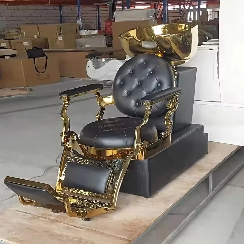 

Классическая золотая мойка для мытья волос Royal Gold 2026 года в продаже