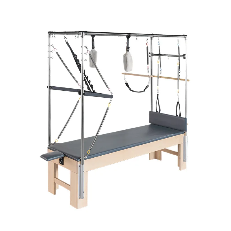 Pilates Body Shaping 5 Set Maple Reformer Cadillac Bed Stability Chair Ladder Barrel Yoga Studio Equipment for Flexibility