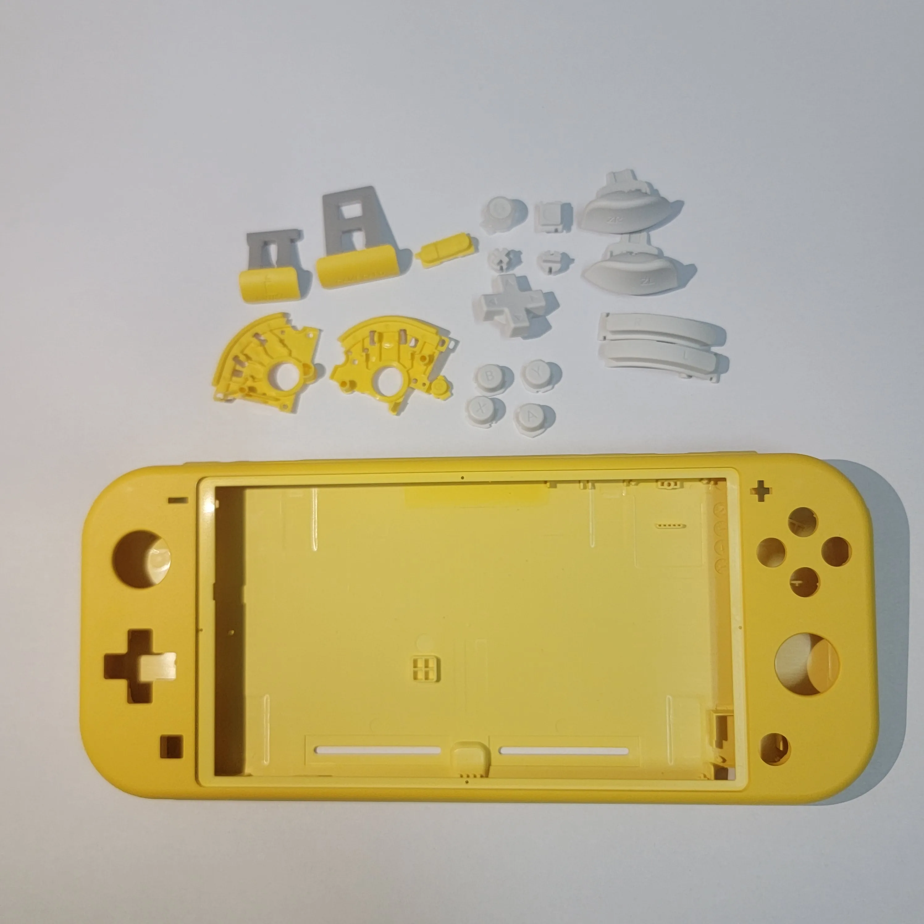 Capa de plástico de substituição para nintend switch lite HDH-001 console frente traseira placa frontal superior inferior habitação caso