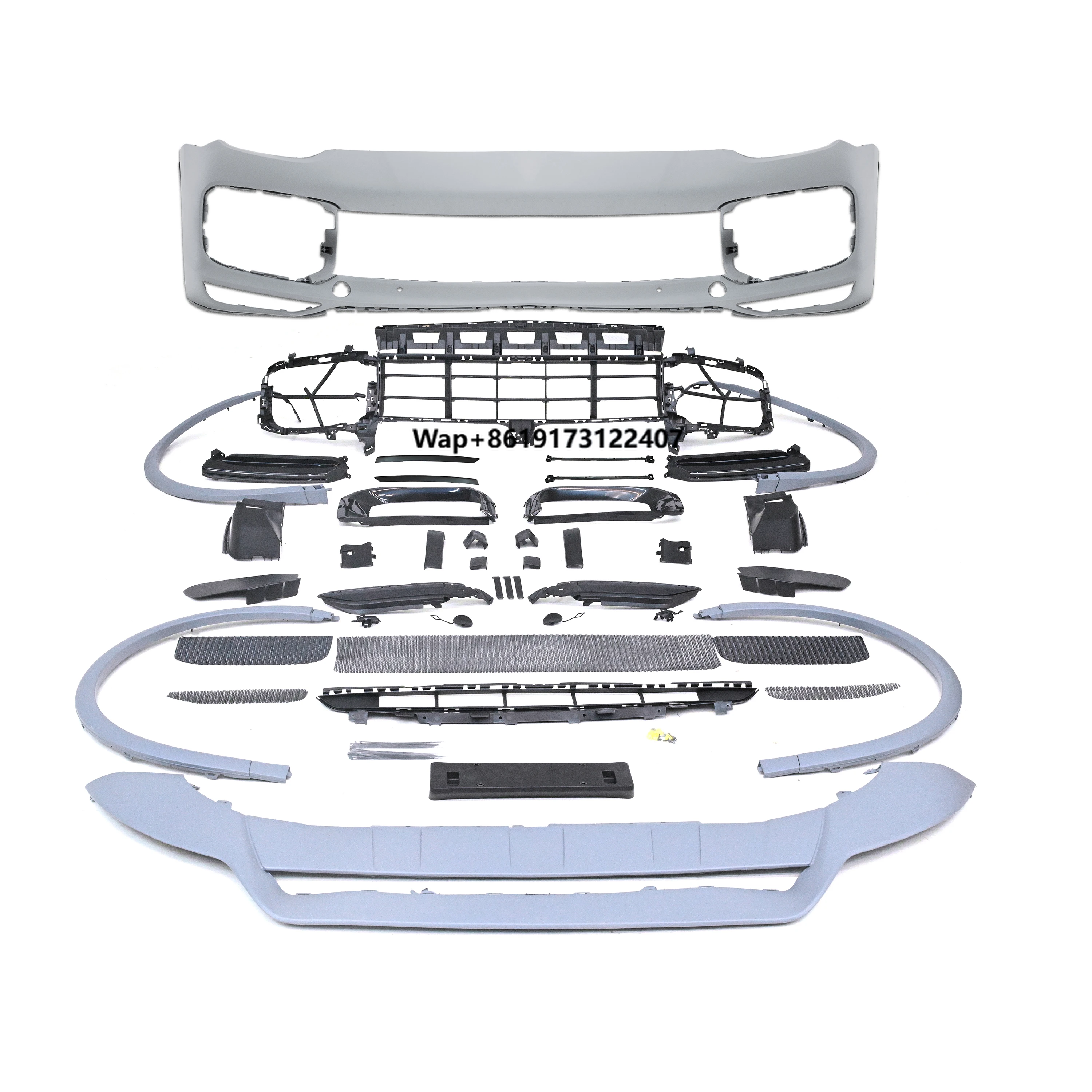 

For 2015-2017 Year 958.2 MK2 Upgrade 2018-2023 Style 9Y0.1 Turbo Style Front Bumper Full Bodykit Bumper Facelift