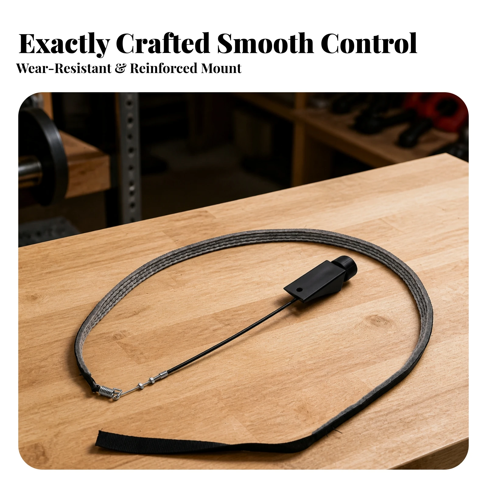 Home Gym Cable - Reibungs-Widerstandsband-Baugruppe mit Kabel, kompakter Fahrrad-Widerstandsregler für