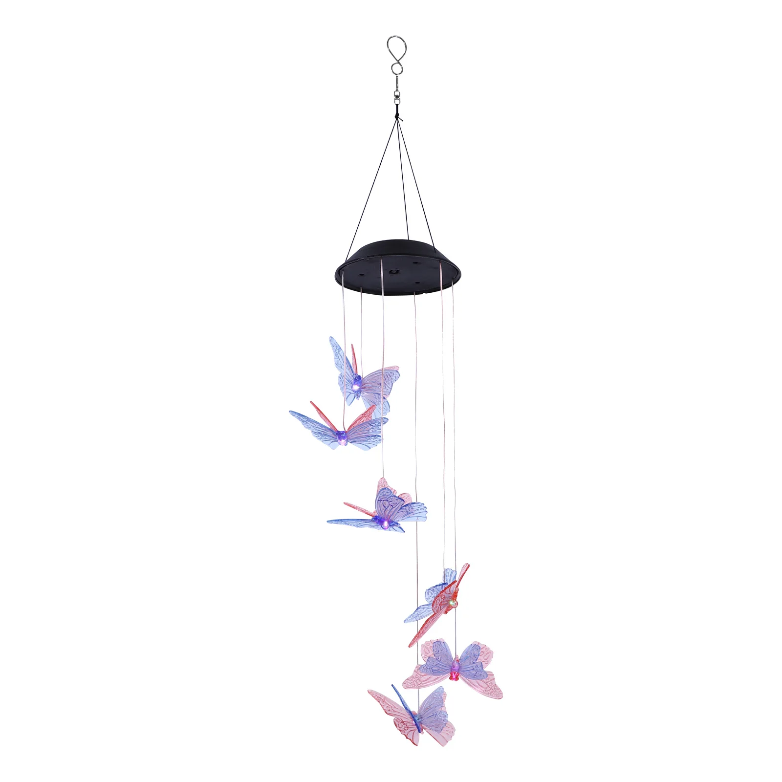 

Lamp Wind Chime Color Changing LED Garden Hanging Light Solar Powered Outdoor Indoor Decoration