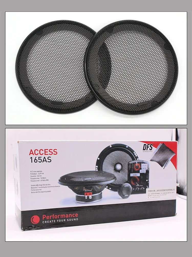 1 ensemble de haut-parleurs de voiture, composant de Performance d'accès 165AS, 6.5 pouces, 120W, en STOCK, cadeau de fête des pères, Audio de porte avant de voiture modifié