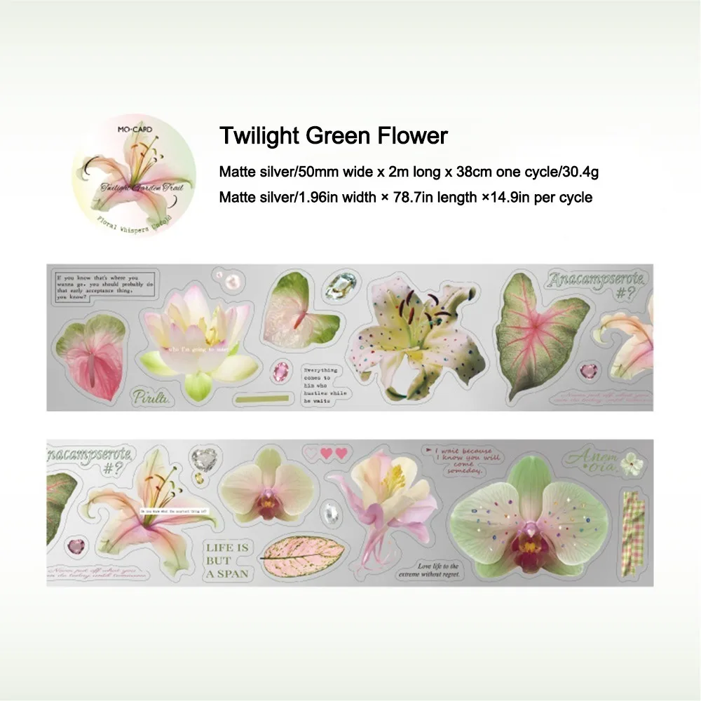 Stationery Supplies Flower Design Decorative Adhesive Tapes Adhesive Backing meaning to be continued Japanese Masking Washi Tape