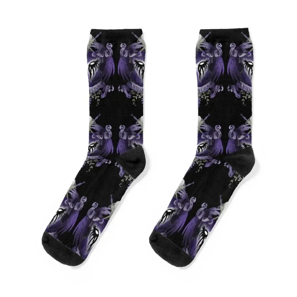 Dragon Age: Antivan Crows Heraldry Socks valentine gift ideas soccer anti-slip golf Ladies Socks Men's