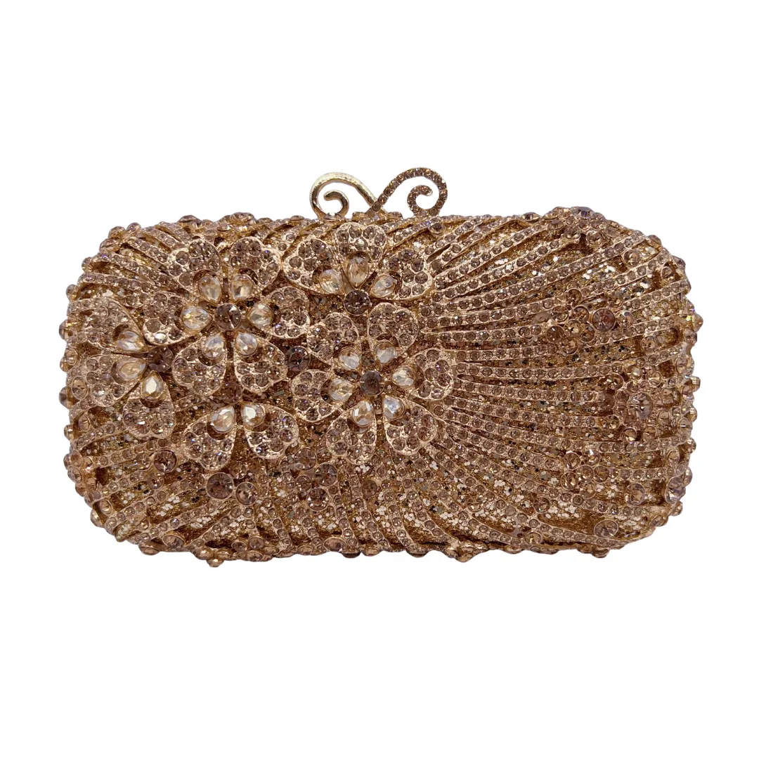 Rhinestone Clutch bag New diamond-encrusted dinner bag Banquet diamond clutch women's bag