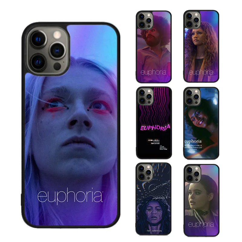 American TV Series Euphoria Phone Case cover For iPhone 15 16 14 13 Pro Coque 12 11 Pro Max For Apple 8 PLUS 7 fundas shell