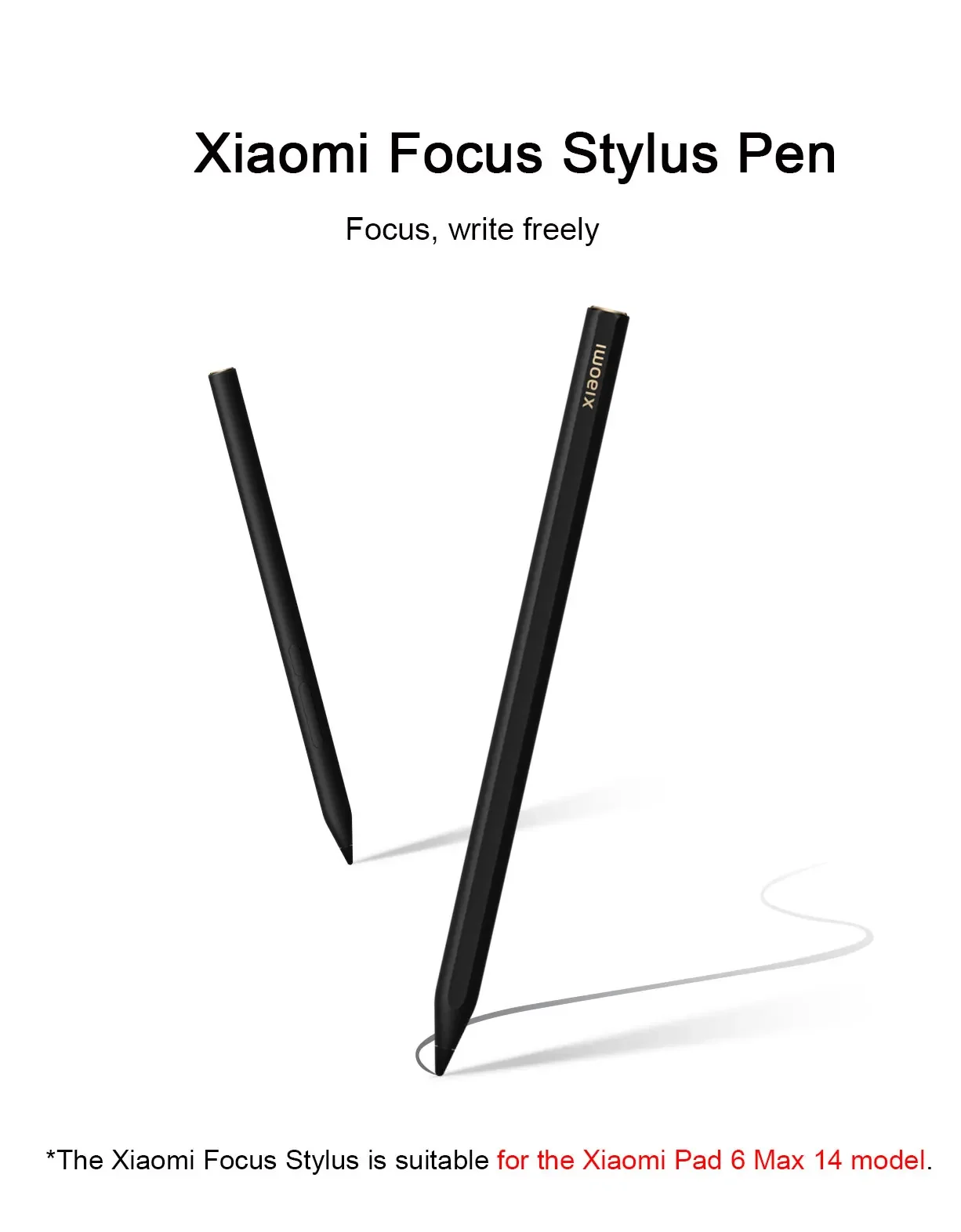Original Xiaomi Focus Stylus Pen For Xiaomi Mi Pad 6 Max 14 Draw