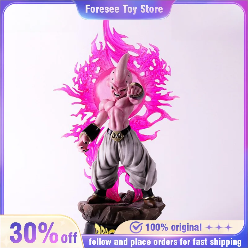 

In Stock 37cm Anime DRAGON BALL Action Figurine Majin Buu GK Statue Pvc Collection Model Desktop Decor Toy for Kid Birthday Gift