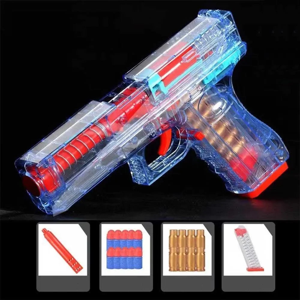 New Glock Shell Ejection Soft Bullet Toy Gun For Boys Girls Shooting Games Dropshipping Christmas Toys