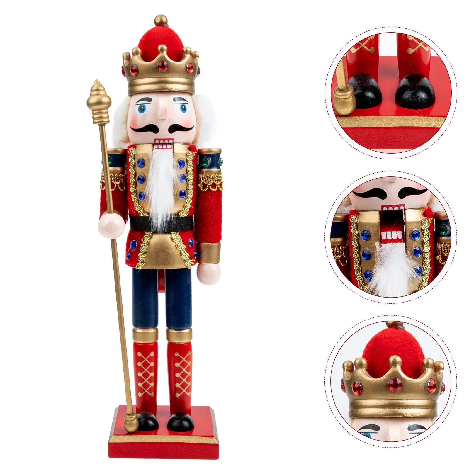 

Soldier Nutcracker Classic Decor Ornament Decorations Desktop Nutcrackers Ornaments