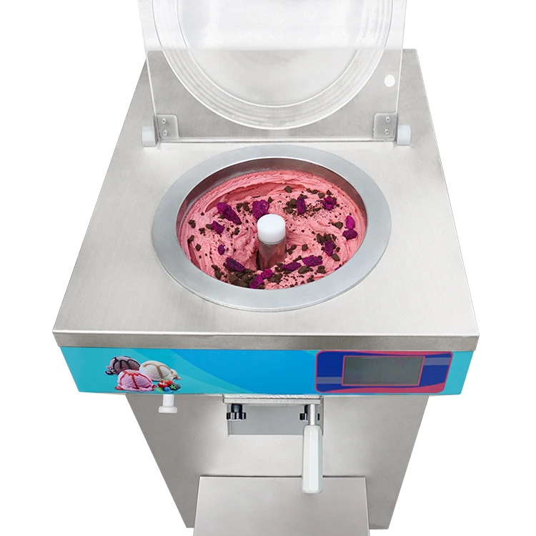 Dry and Fresh Fruit Vertical Gelato Batch Freezer/gelato Batch Freezer Mesin/ice Cream Batch Freezer