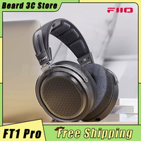 Fiio FT1 Pro Headphone Hifi Wired Open Flat Headband Headphones 1μm Ultra-slim Diaphragm 374g 20Ω Sensitivity Customized Gift