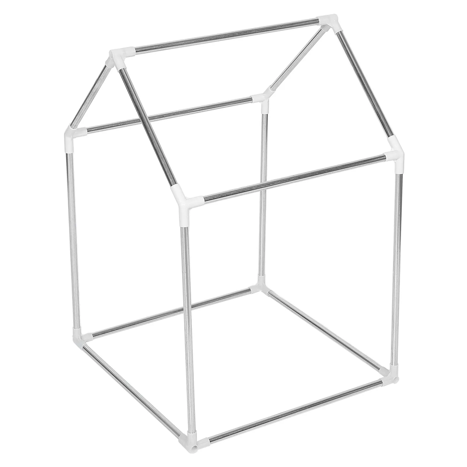 

1Set Kids Play Tent Frame DIY Metal Playhouse Structure Easy Assembly Kit for Children Indoor Outdoor Play Tent