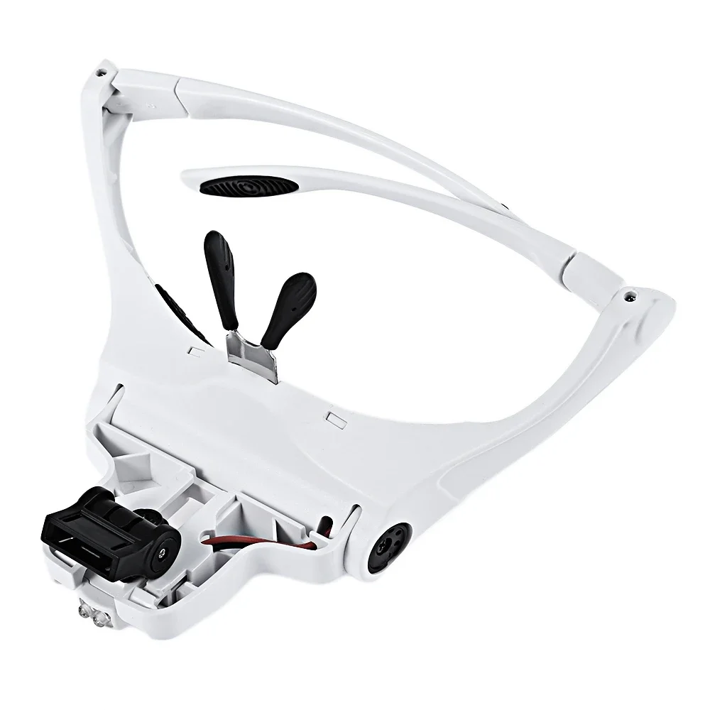Loupe de réparation de lecture 1.0x 1.5x 2.0x 2.5x 3.5x styles de port avec lumières LED pour les personnes âgées