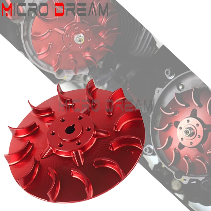 5 Colors Aluminum Motorcycle Radiator Fan Scooter Magnet Insert Radiation Blade Disc For Sprint Primavera 50 125 150 Accessories