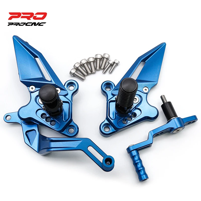 

For Yamaha MT09 V3 FZ09 2021-2024 Motorcycle Rearset Footrest Footpeg CNC Aluminum Pedal Foot Peg Rear Set