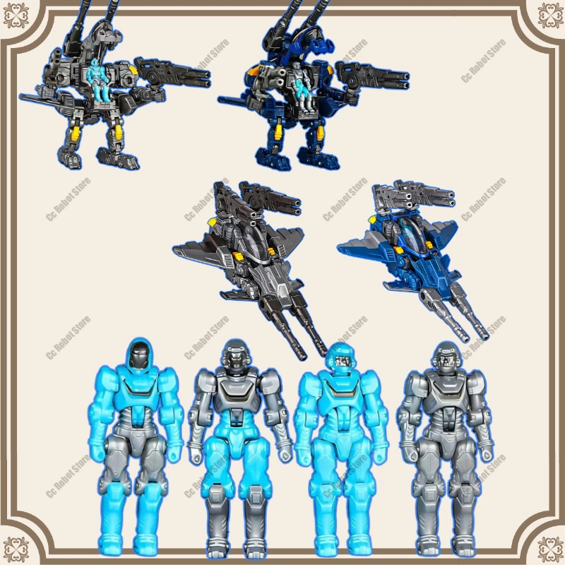 [Auf Lager] Bestseller-Spielzeug Lost Planet MFT Diaclone DA57 DA-57 Flight Team KO Version Elektrisches Kostüm Actionfigur