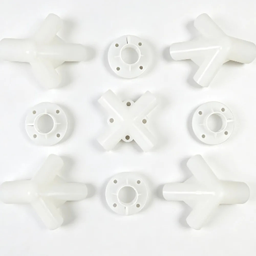 Lightweight Plastic Tent Parts White Smooth Tent Plug Canopy Fitting Outdoor Camping