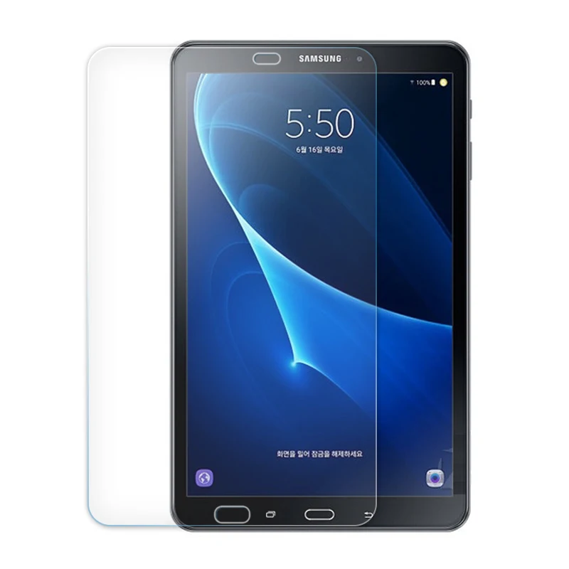 9H temperované sklo obrazovka ochránce pro Samsung galaxy tab lodni 10.1 2016 SM-T580 T585 P580 P583 P585 P588 tablet bublina svobodné filmovat