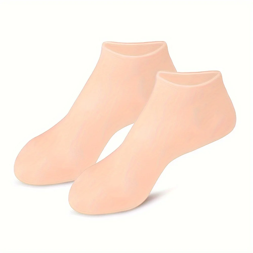 Silicone Moisturizing Foot Socks, 2 Pack