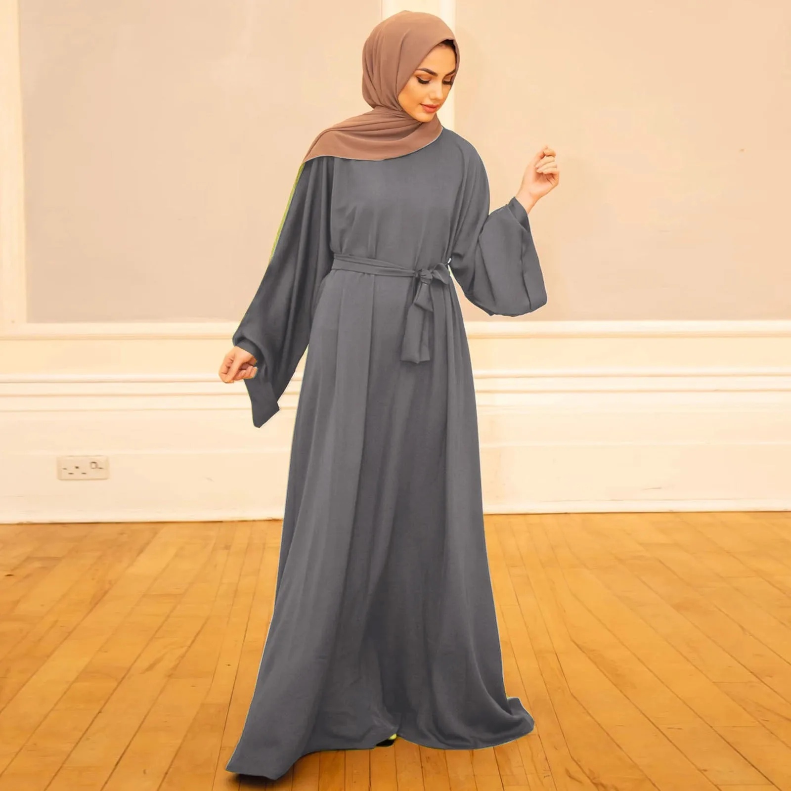 

Abaya Dubai Turkey Muslim Fashion Hijab Dress Kaftan Islam Clothing African Maxi Dresses For Women Vestido Robe Musulman De Mode