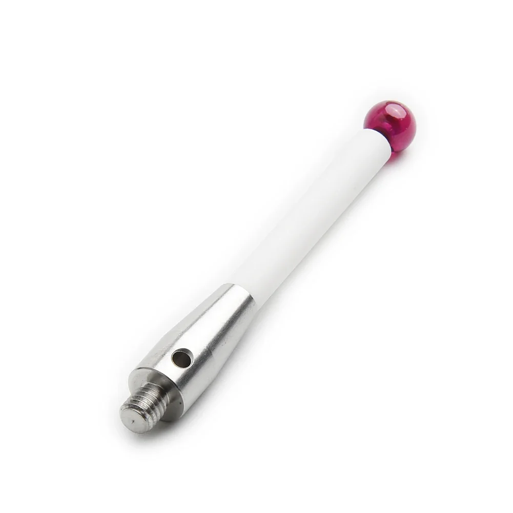 instrument CMM Touch ceramic Probe a-5000-3709 tip rubine ball shaft thread shank Stem Stylu 50mm length radiesthesia rod 1pc
