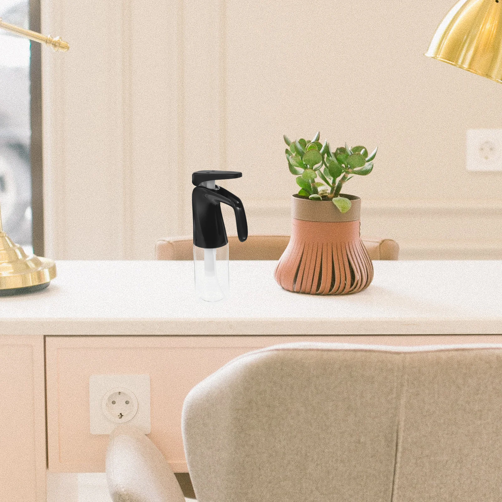 

Hair Spray Bottle 200ml Fine Mist Spray Transparent Durable Pet Sprayer for Hair Styling Skincare Cleaning Use