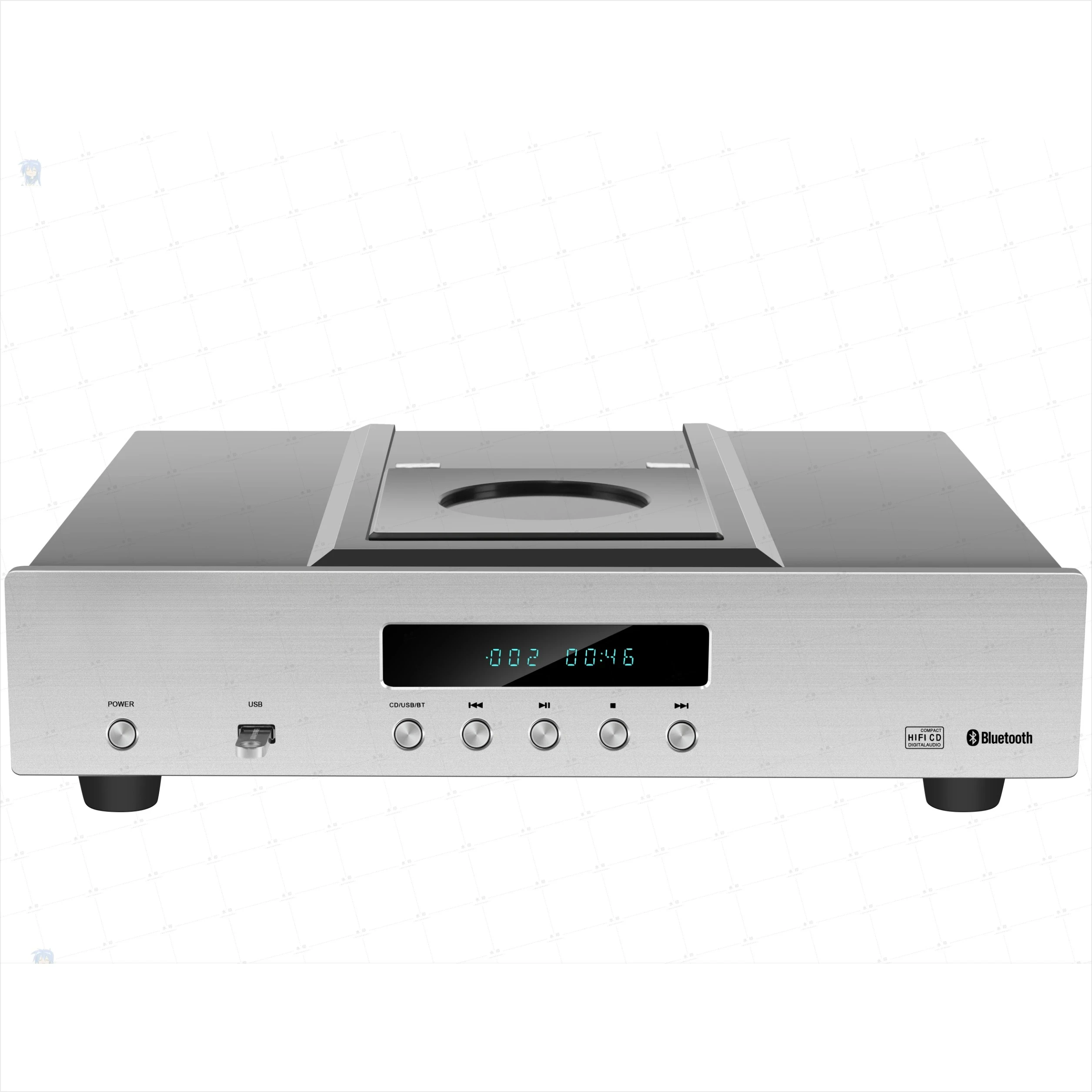 

Раздвижной проигрыватель компакт-дисков CD30 — двойной ЦАП ES9038Q2M/Bluetooth 5.0/USB-DAC