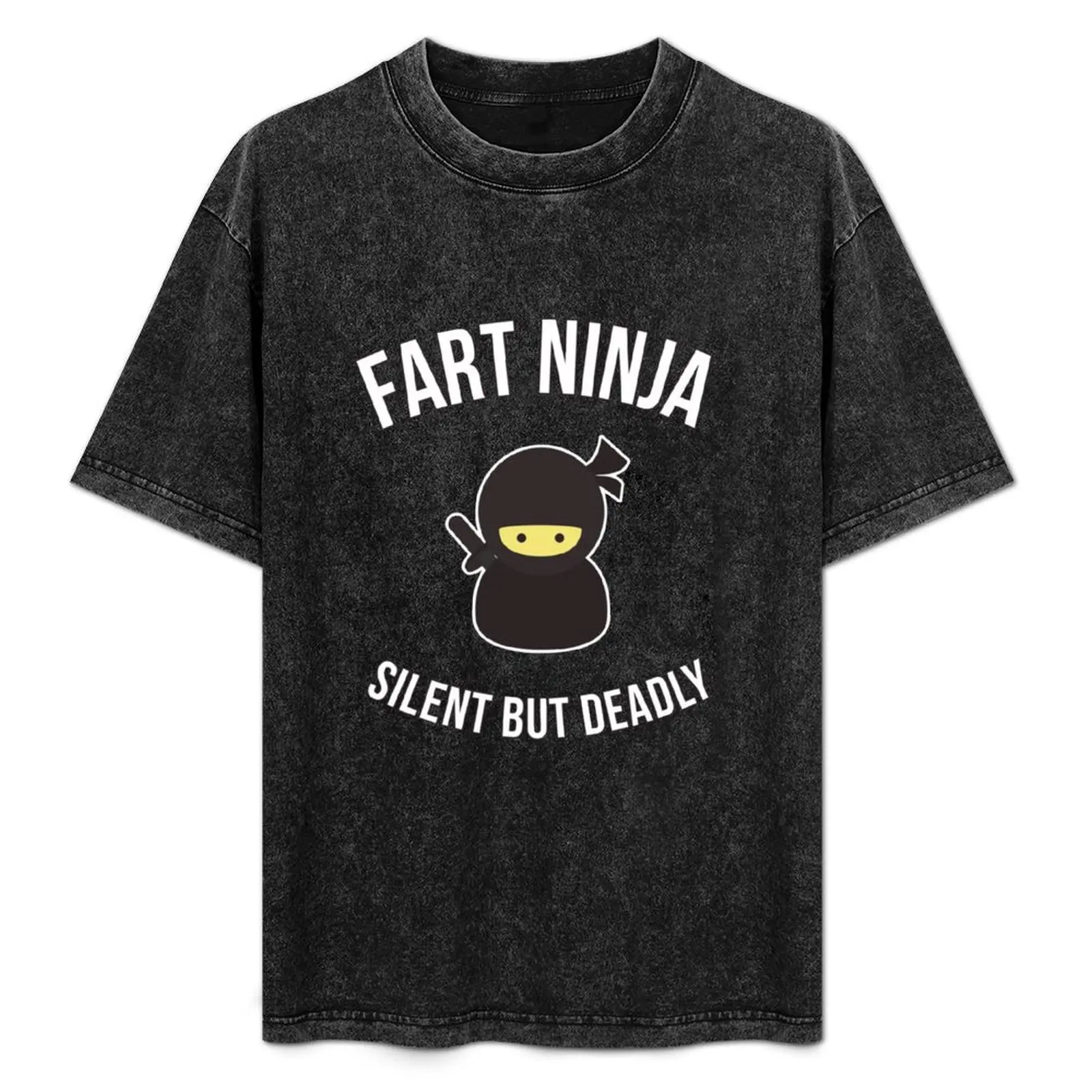 

Fart Ninja Silent But Deadly T-Shirt Fashion Graphic Tee for Men