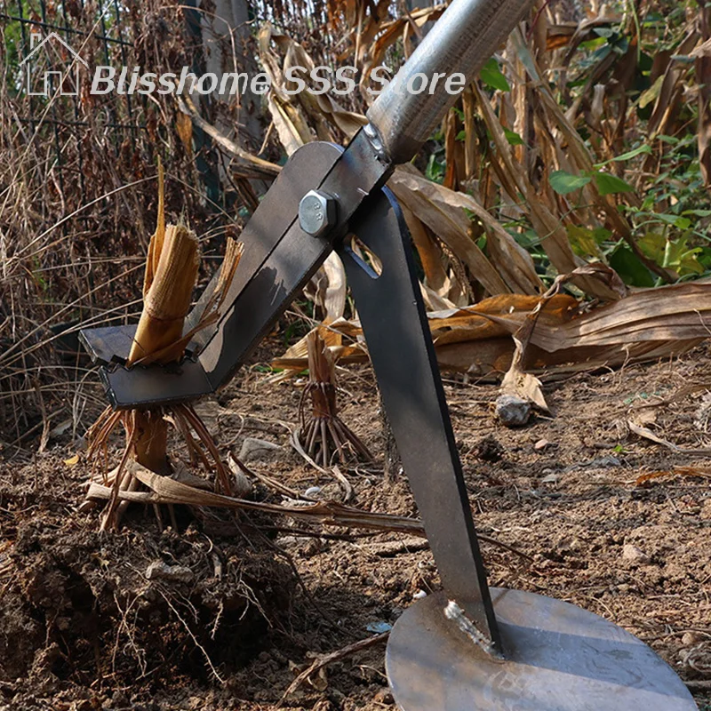 【S】Heavy-Duty Root Remover Garden Tool Designed For Efficient Manual Plant Root Removal Of Corn Stalks And Soybean Root